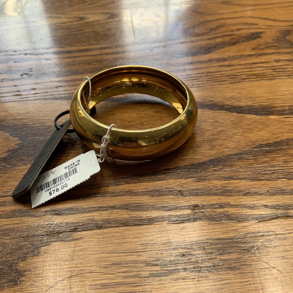 ++2/$35++JCrew thick gold bangle